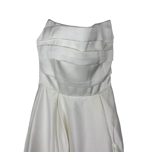 Sau Lee Heidi Wedding Gown Maxi Strapless Bridal Formal Classy Princess Sz 0 - Picture 6 of 14